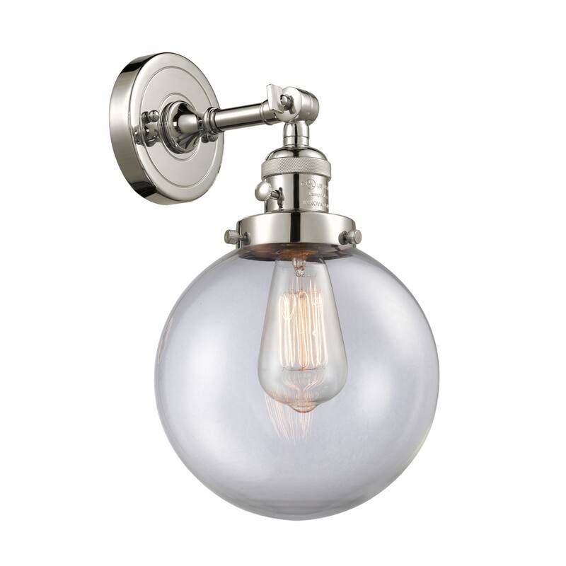 Innovations Lighting Beacon Single Light 14" Tall Bathroom Sconce with