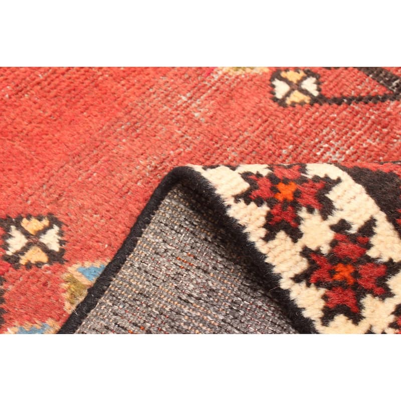 ECARPETGALLERY Hand-knotted Andelz Red Wool Rug - 3'7 x 6'5