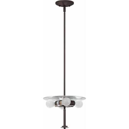 Volume Lighting V2434 Esprit 4 Light Foyer 9" Height Pendant - Antique Bronze