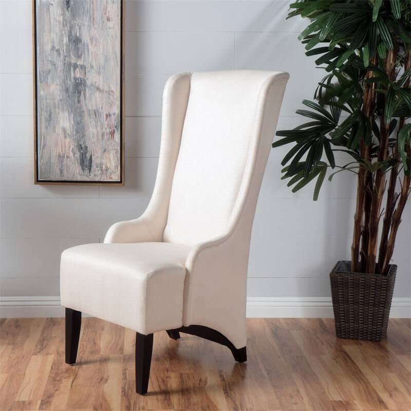 Dining Chair, Upholstered Back Rest Seat Accent Chair With Birch Wood Legs, Leisure Chair For Restaurants Living Rooms