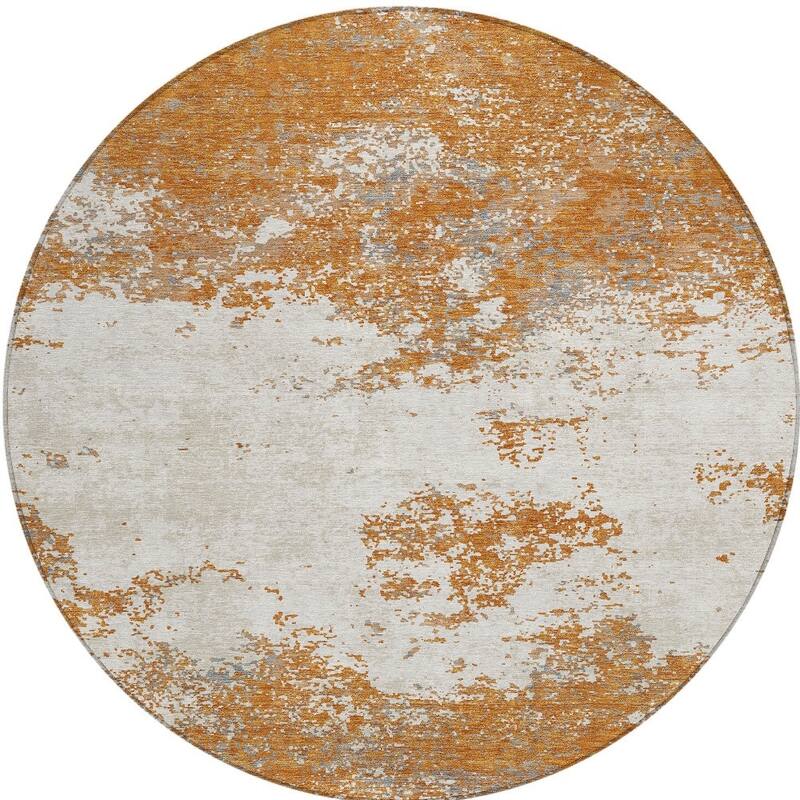 HomeRoots Abstract Transitional Rectangle Outdoor Rug