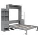preview thumbnail 53 of 66, Murphy Bed Wall Bed with Shelves, Drawers and LED Lights