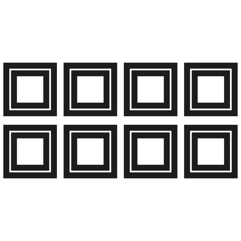 RoomMates Gallery Frames Peel and Stick Wall Decals