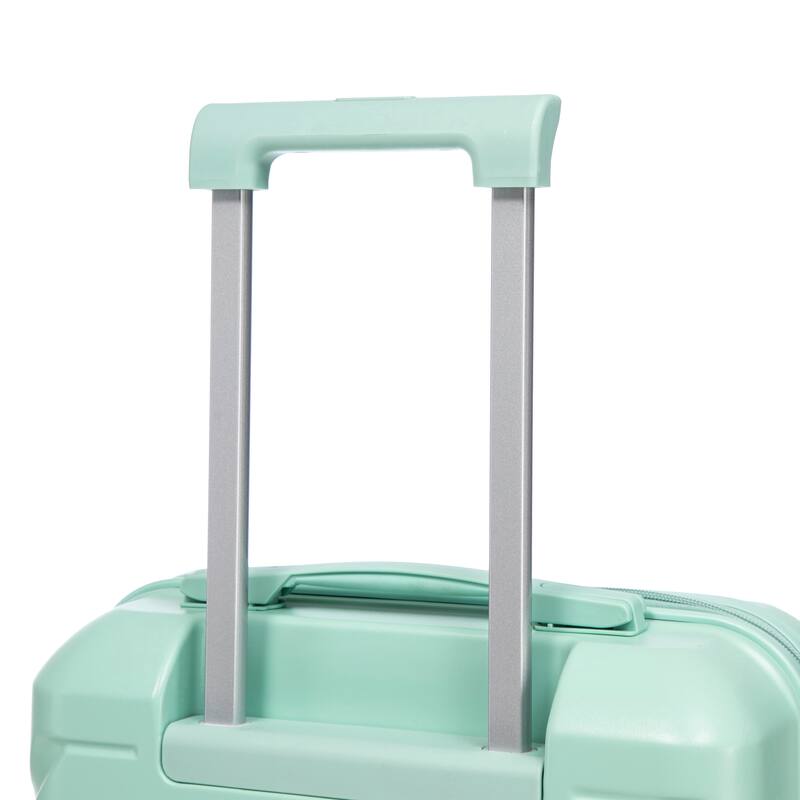 20 Inch ABS Hard Shell Travel Checked Luggage, Scratch Resistant Surface Four Multi-Directional Wheels, With Combination Lock