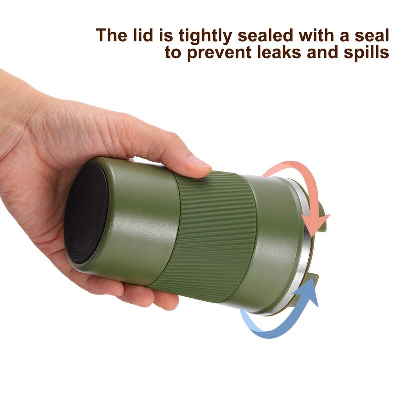 Insulated Travel Mug, 13 Oz Coffee Cup with Leakproof Lid