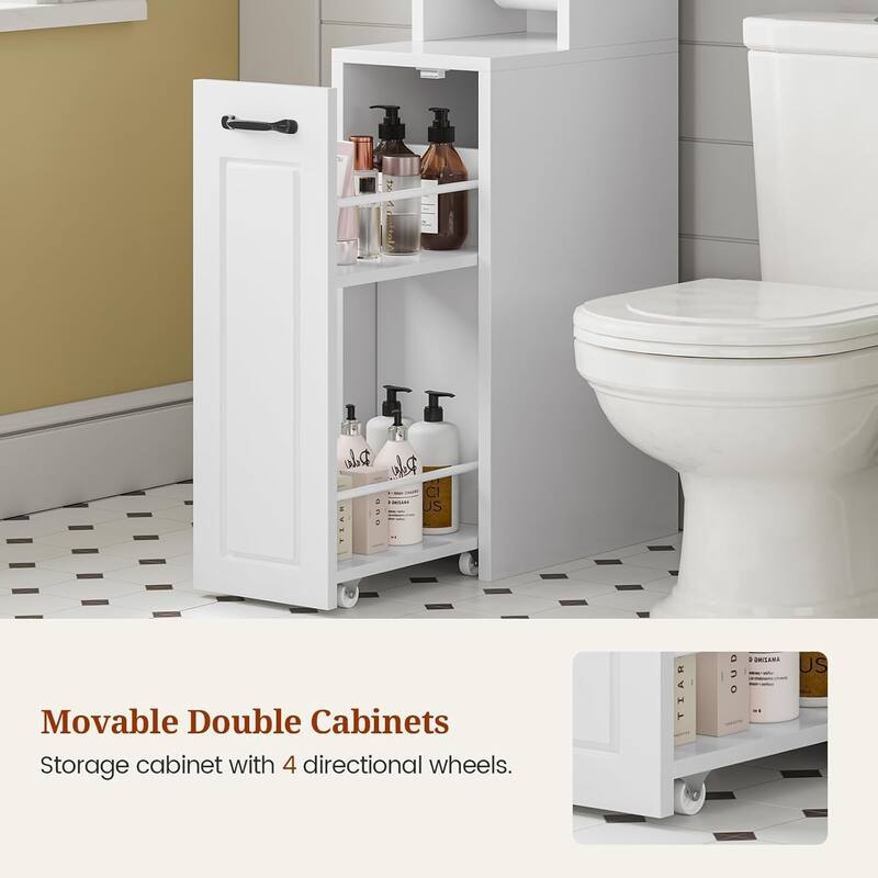 Over The Toilet Bathroom Storage Cabinet Toilet Storage Shelves