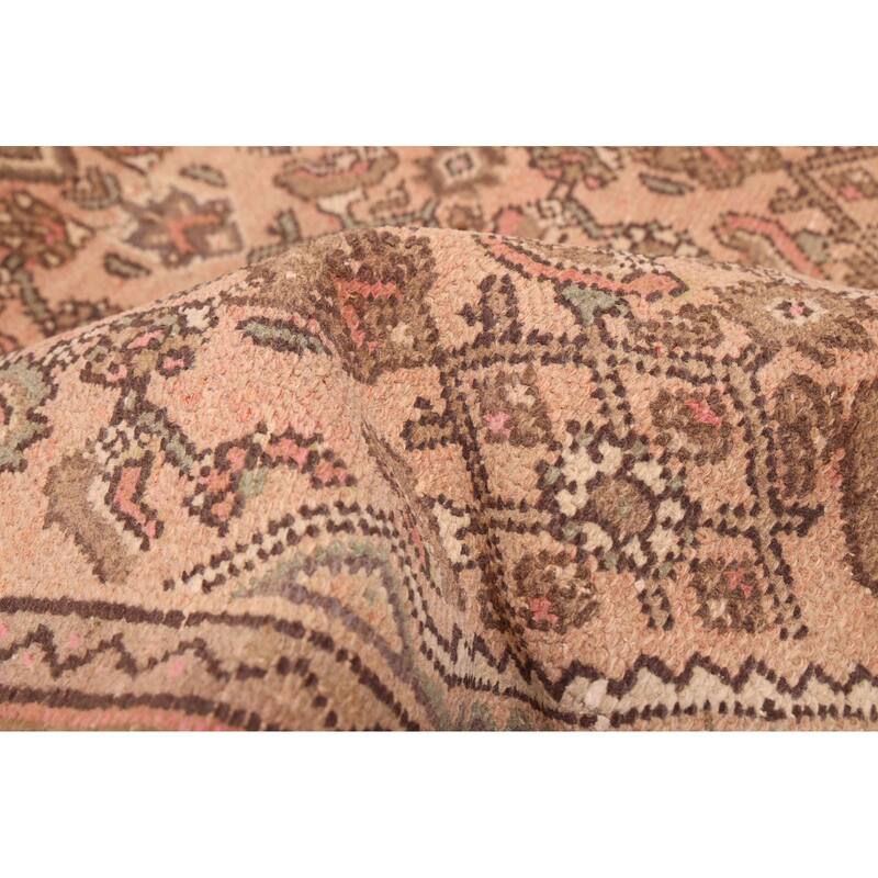 ECARPETGALLERY Hand-knotted Antalya Vintage Copper Wool Rug - 3'7 x 9'9