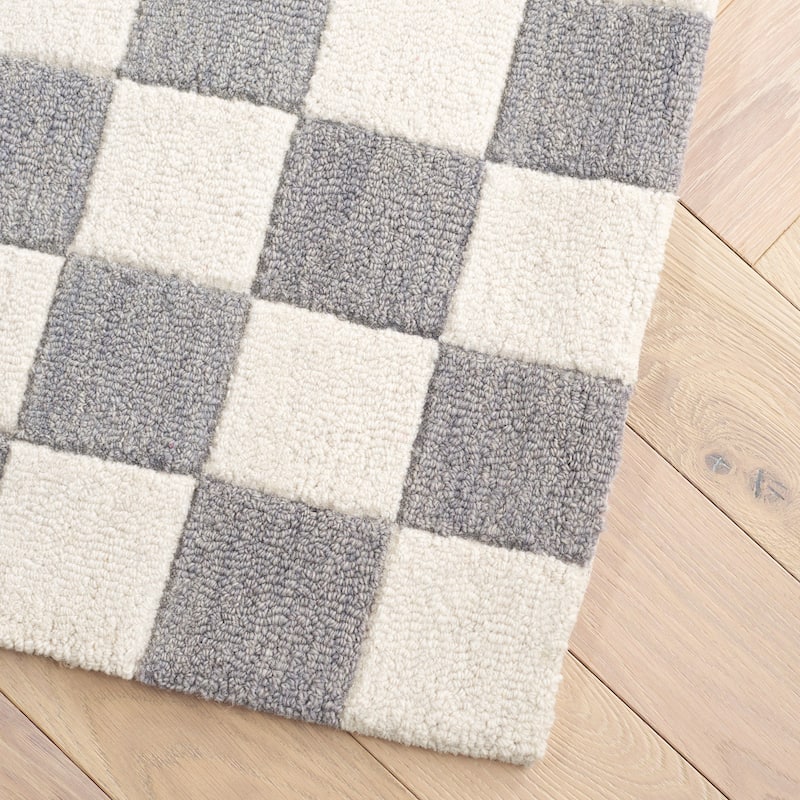 SAFAVIEH Handmade Martha Stewart Collection Berthild Checkered Wool Rug