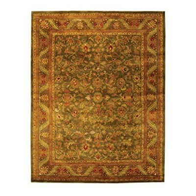 Oriental Wool Rug - Traditional Handmade Area Rug, 19th Century Design, Hand-Tufted, Cotton Backing - 72 x 48