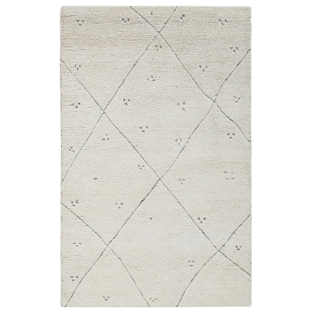 Terra by Obeetee Adab Carved Lines Black Rug