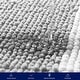 preview thumbnail 28 of 31, Subrtex Rugs Chenille Gradient Stripe Pattern Soft Plush Bath Rug Shower Water Absorbent Mat