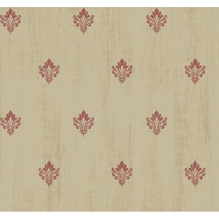 Seabrook Designs Tolkien Fleur De Lis Unpasted Wallpaper