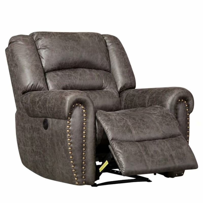 Ebello Classic Single Sofa Home Theater Recliner Seating With USB Port