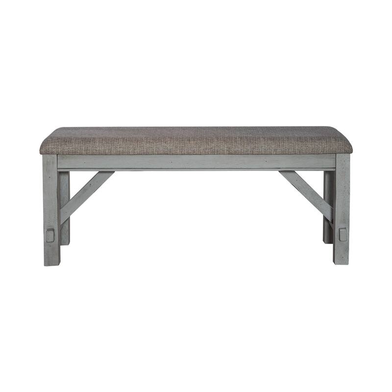 Newport Smokey Grey 6 Piece Trestle Table Set