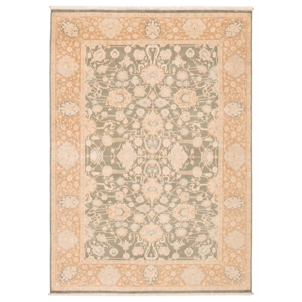 ECARPETGALLERY Hand-knotted Pako Persian 18 Of 20 Olive Wool Rug - 6'1 x 8'8