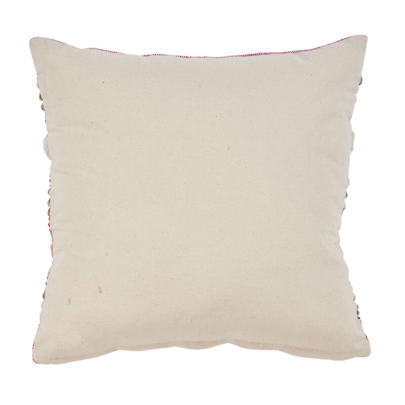 Sevita Multicolored Pink Striped Throw Pillow