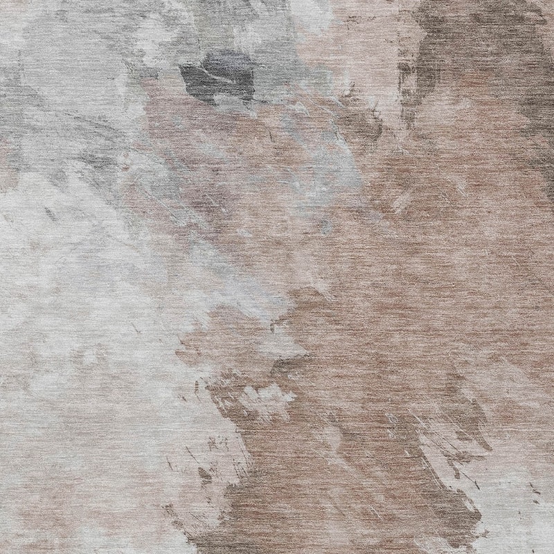 HomeRoots Abstract Transitional Rectangle Outdoor Rug