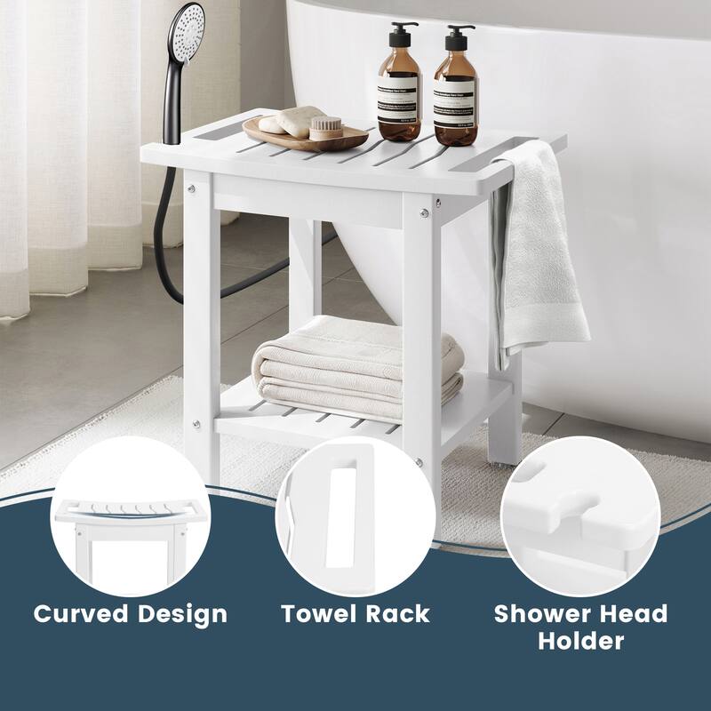 Anapolis Poly Shower Bench