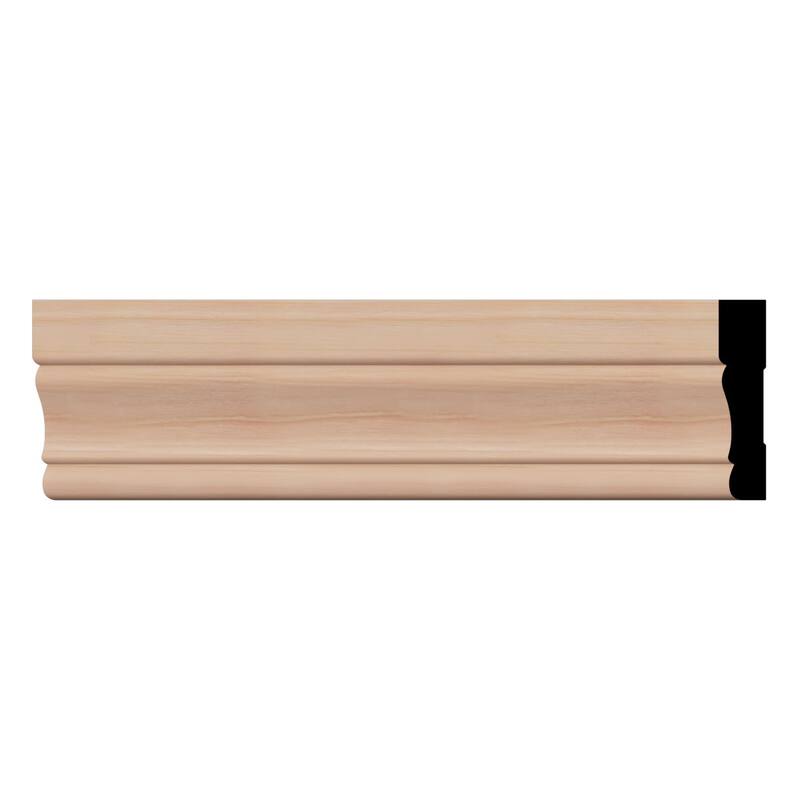 WM443: 5/8-in D x 3-1/4-in W x 96-in L Americraft Solid Hardwood Stain Grade Colonial Casing Moulding - Cherry