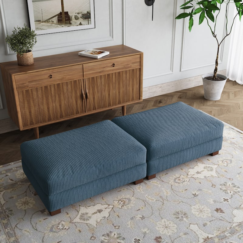 Modern Sofa Ottoman Foot Rest Stool for Living Room