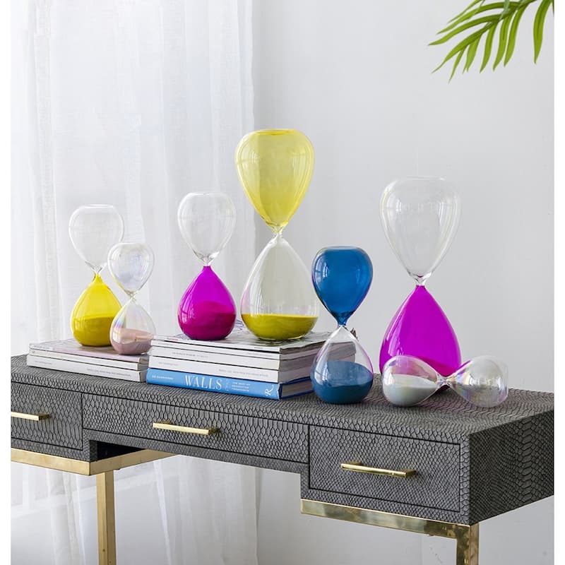 5x14" Hourglass, 60min Blue