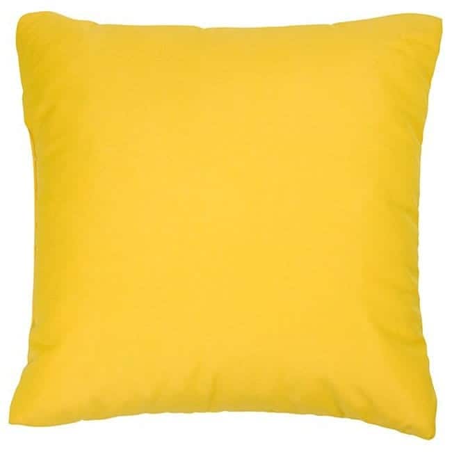 Sorra Home Sunbrella Canvas Indoor/Outdoor Knife-edged Square Pillows (Set of 2)