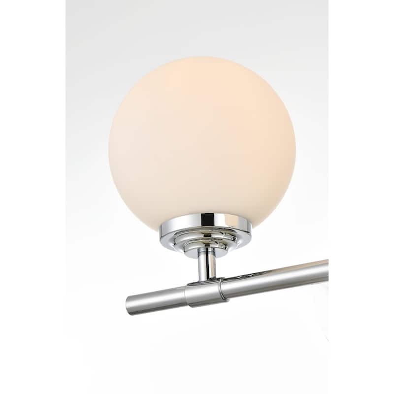 Ash 1 Light Black and Frosted White Bath Sconce