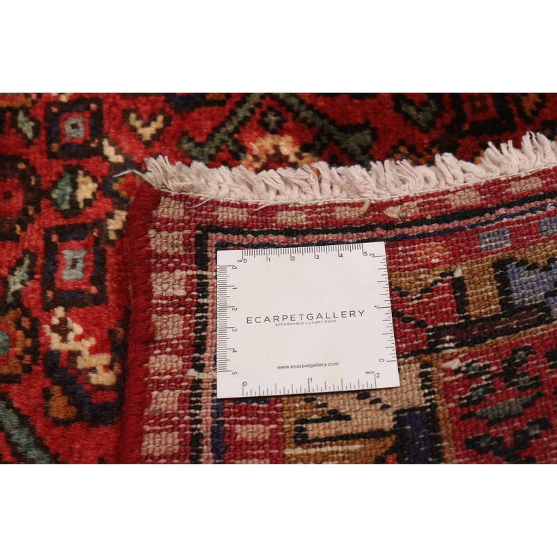 ECARPETGALLERY Hand-knotted Andelz Red Wool Rug - 2'11 x 10'1