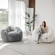 preview thumbnail 44 of 55, Giant Bean Bag Chair,Shell-Shaped Oversized Bean Bag Chair with Fille