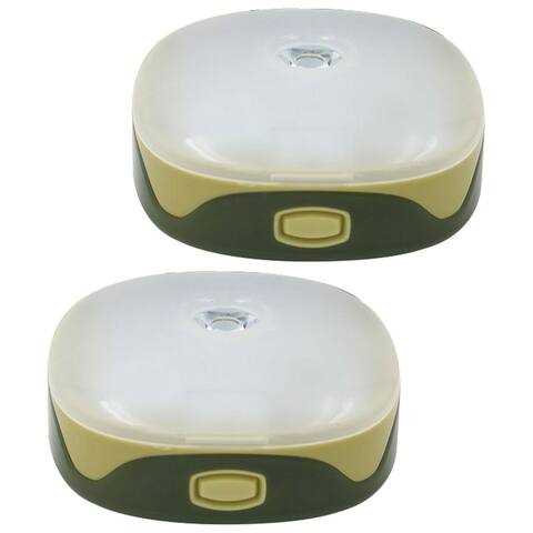 Wireless Battery Powered LED Camping Light, Tent Lantern, 5 Modes - 2PACK