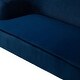 preview thumbnail 116 of 117, Barbara 43" Contemporary Velvet Loveseat Sofa with Goldtone Metal Legs by HULALA HOME