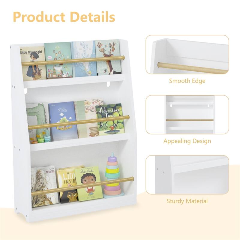 3 Tier Kids Book Shelf,Kids Book Rack