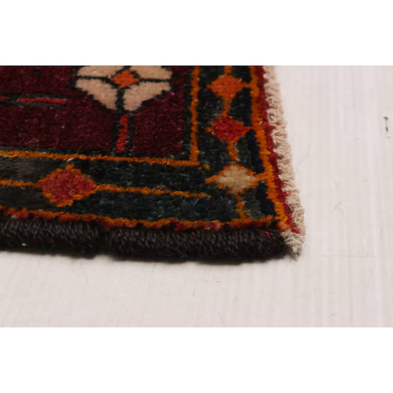 ECARPETGALLERY Hand-knotted Andelz Red Wool Rug - 4'7 x 8'1