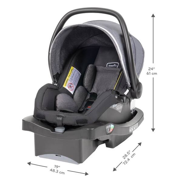 dimension image slide 0 of 2, Pivot Vizor Travel System with LiteMax Infant Car Seat