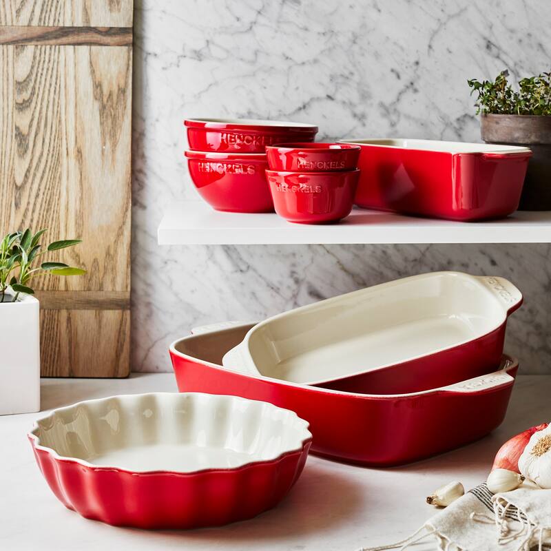 HENCKELS Ceramic 8-pc Mixed Bakeware & Serving Set