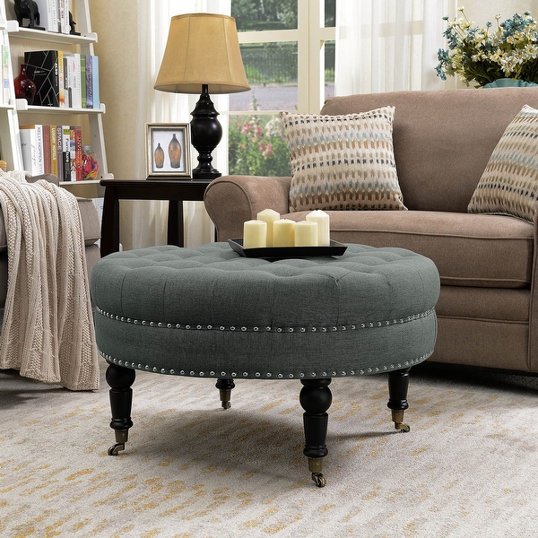 Long ottoman footstool discount