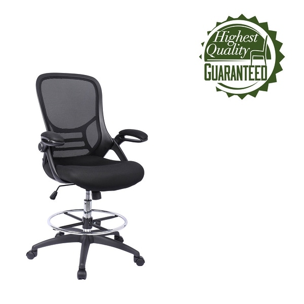 Porthos Home Vance Office Chair Height Adjustable Footrest Mesh