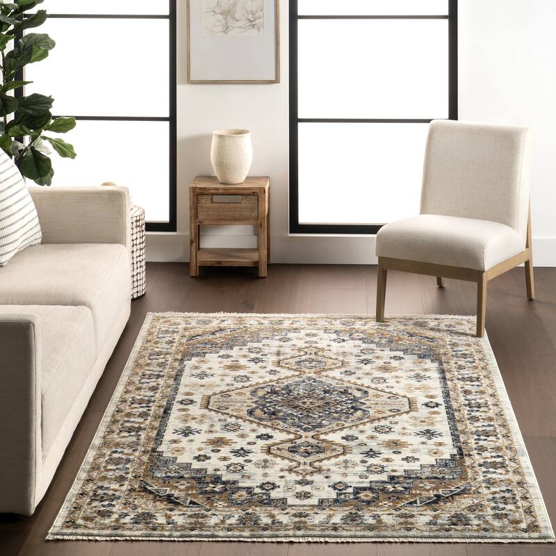 Nuloom Lakelynn Persian Medallion Area Rug
