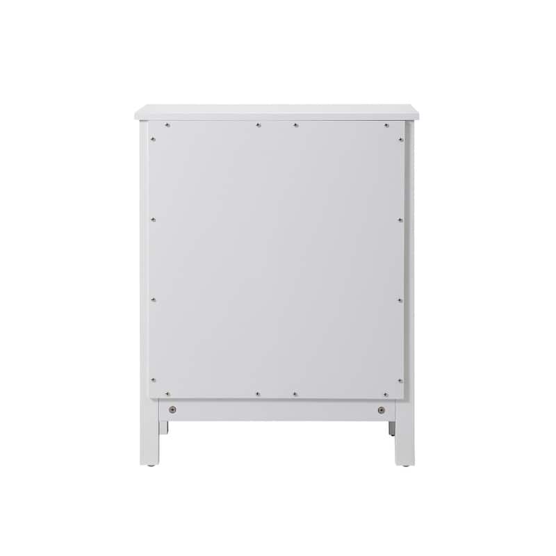 Indigo Home 24 Inch Bathroom Storage Freestanding Cabinet