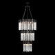 preview thumbnail 4 of 4, Varaluz Matrix 18-Light 3-Tier Chandelier - Matte Black/French Gold