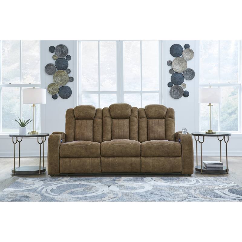 Signature Design by Ashley Wolfridge Brown 2-Piece Upholstery Package - 86" W x 42" D x 42" H