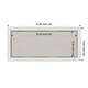 Option Eva White Silver Narrow