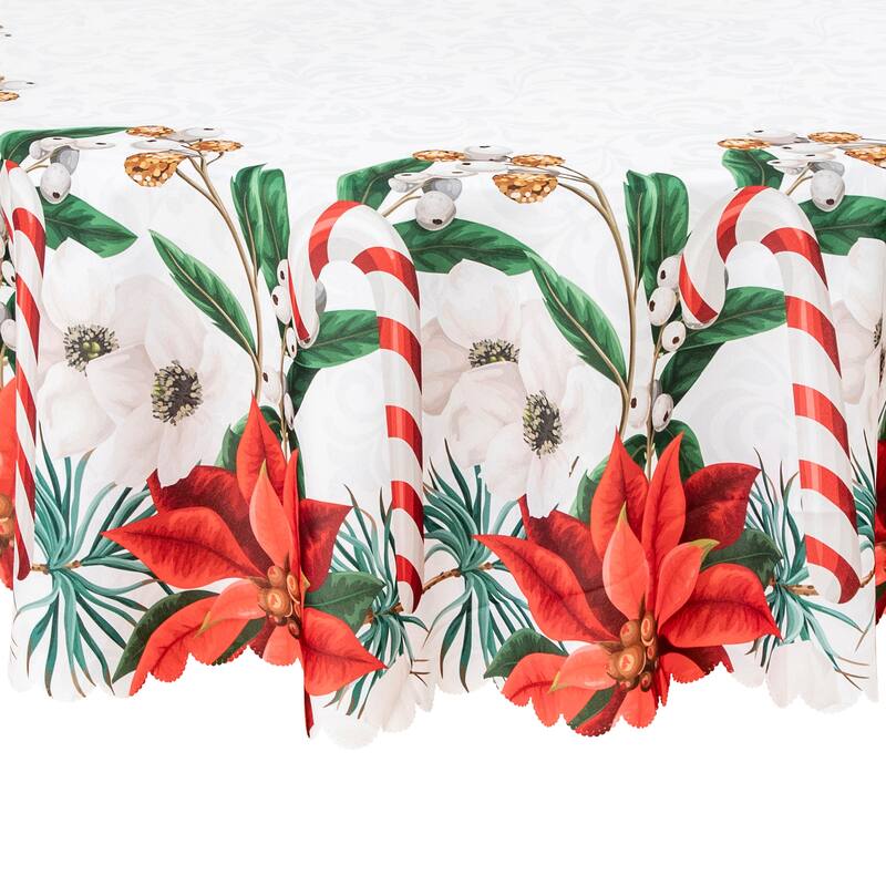 Ray Star Happy Christmas tablecloth Festival