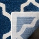 preview thumbnail 4 of 2, SAFAVIEH Amherst Erma Modern Rug - Navy/Beige - 4' x 6'
