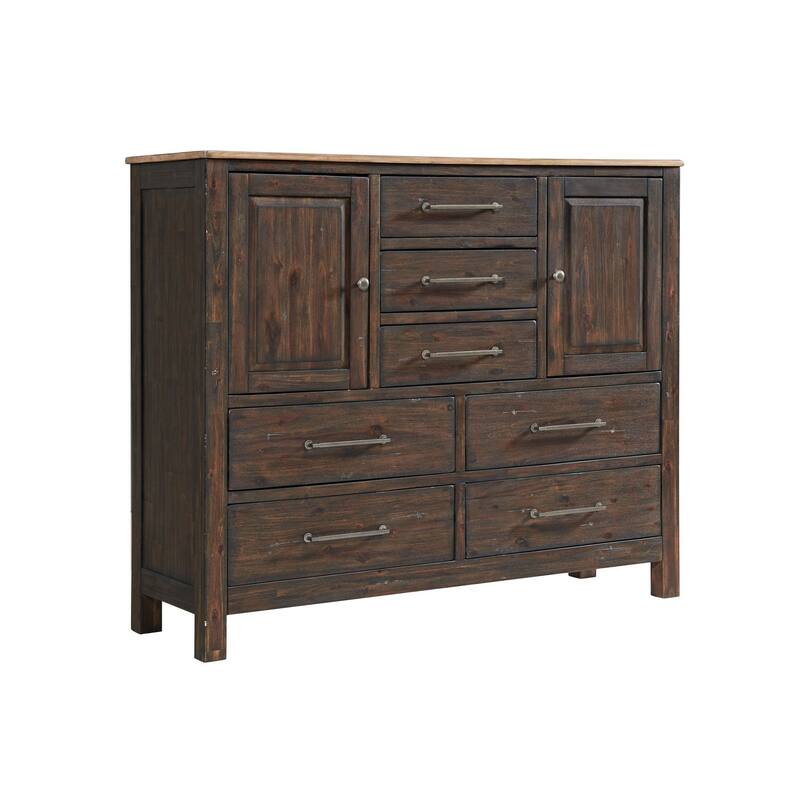 Transitions Gentleman's Chest, 7 Drawer w/Doors