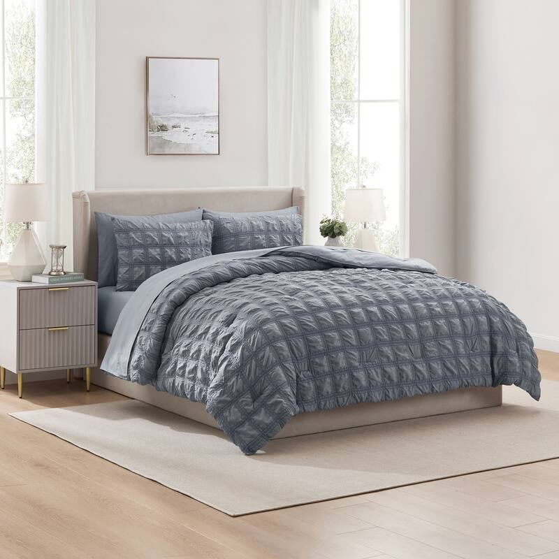 Empyrean Modern Comforter Seer Sucker