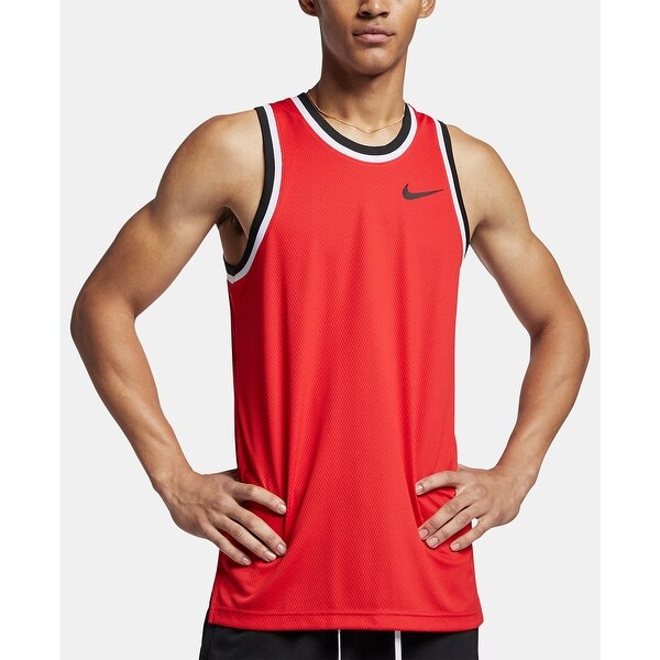 Shop Nike Men S Dry Classic Basketball Jersey Orange S