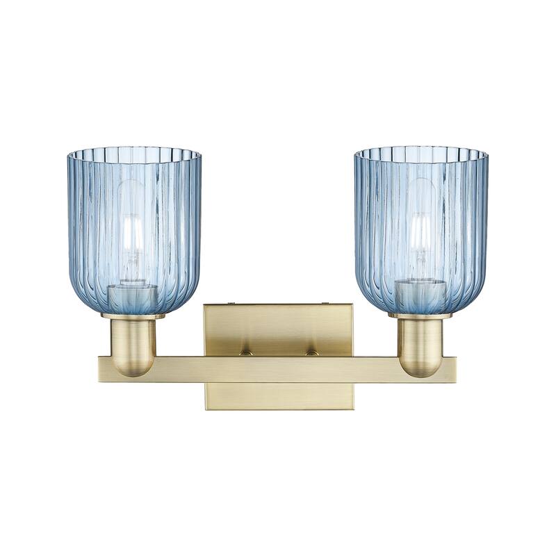 Innovations Lighting Downtown Urban - Bridal Veil - 2 Light 16" Bath Vanity Ligh