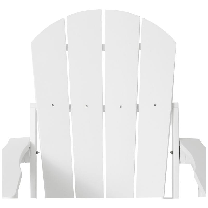 Laguna Outdoor Folding Adjustable Adirondack Chair with Cup Holder & Hideaway Ottoman