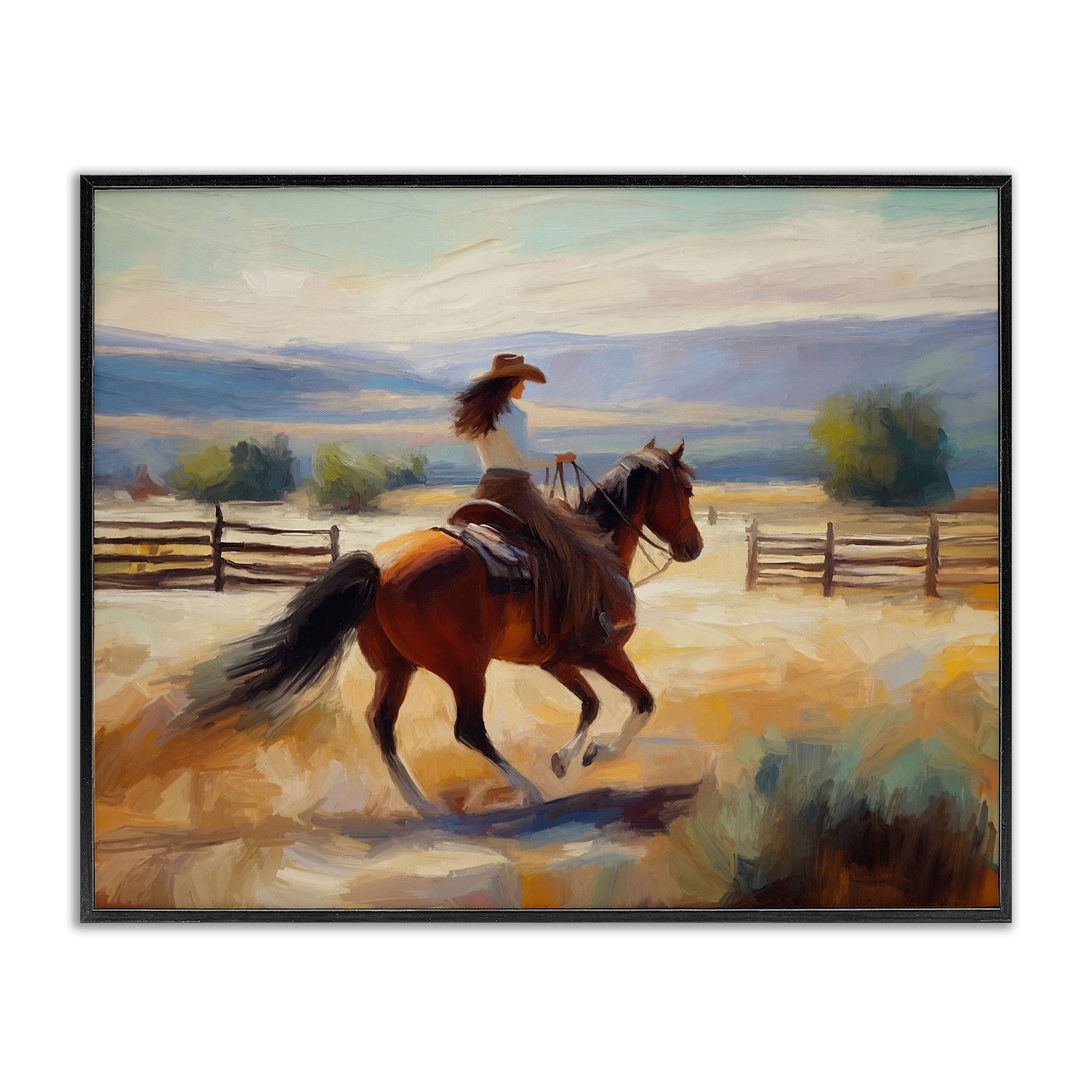Stupell Ride Like The Wind Framed Giclee Art Design By Ramona Murdock